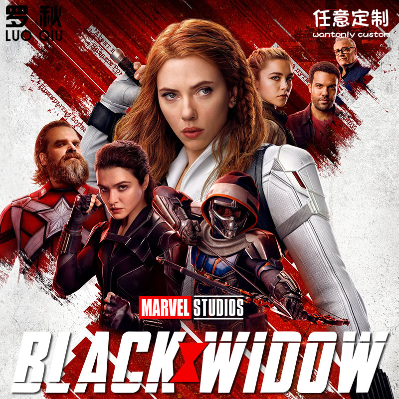 漫威黑寡妇短袖t恤衫周边同款