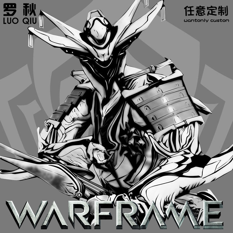 星际战甲warframe游戏steam周边纯棉短袖t恤衫男女学生半袖上衣服