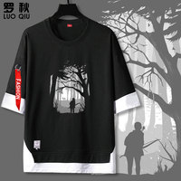 最后的生艾莉紋身五分短袖t恤衫