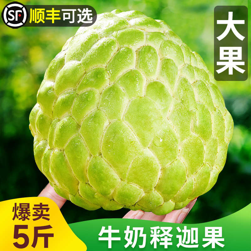 释迦果新鲜现摘热带水果大果牛奶释迦果番荔枝凤梨迦释果牟尼甜果使用感如何?