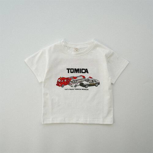 Tomica儿童纯棉短袖T恤男童夏季