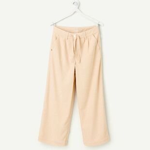 外穿官网同款 法单TAO童装 春季 14岁灯芯绒高腰阔腿裤 尾货女孩3