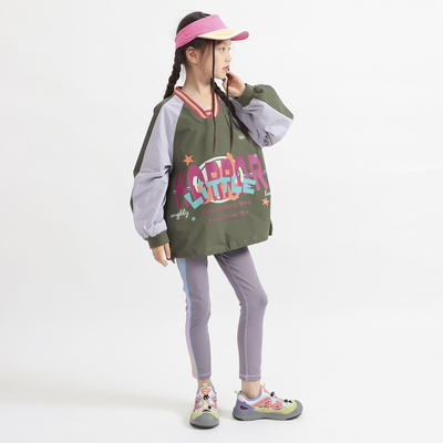 boxboxbox印花棒球服套头上衣