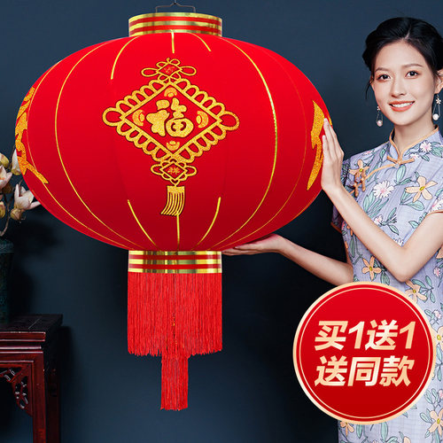 大红灯笼新年装饰户外节日春节