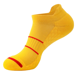 运动袜子女款短袜专业跑步马拉松加厚毛巾底健身羽毛球袜防滑短款