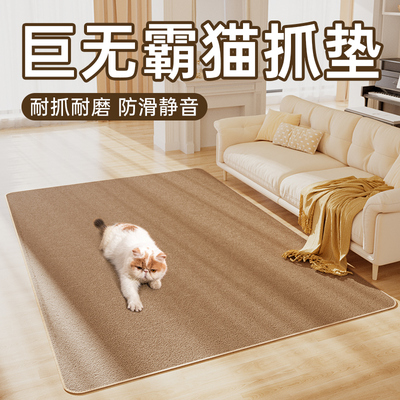 猫抓板猫窝一体非剑麻地垫毛毯耐抓耐磨不掉屑防猫抓沙发保护玩具