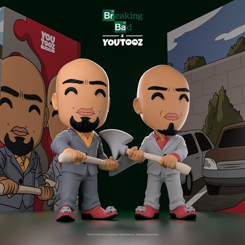 GUMO双胞胎 绝命毒师风骚律师正版周边手办徽章 RR Breaking Bad