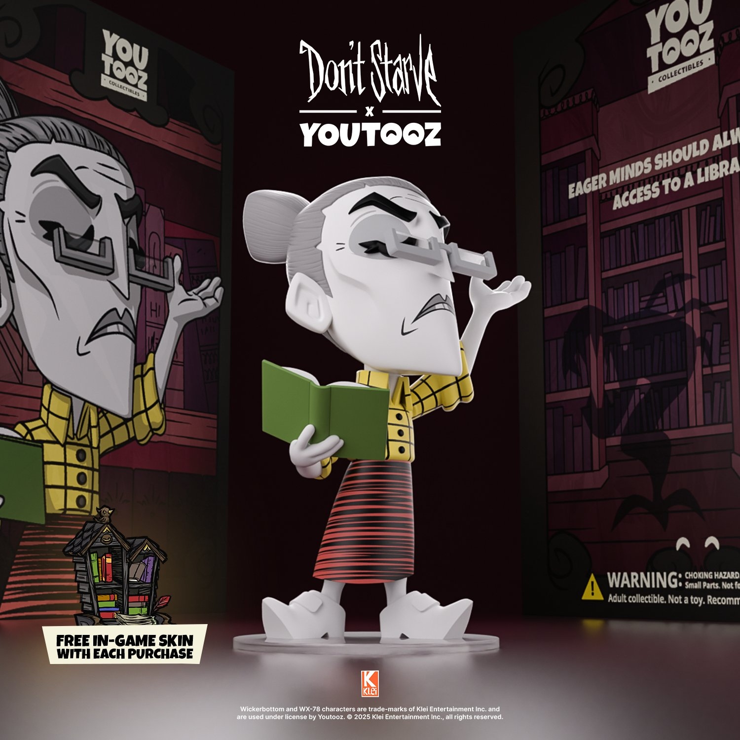 GUMO 含兑换码 饥荒游戏 正版周边手办 Dont Starve Wickerbottom