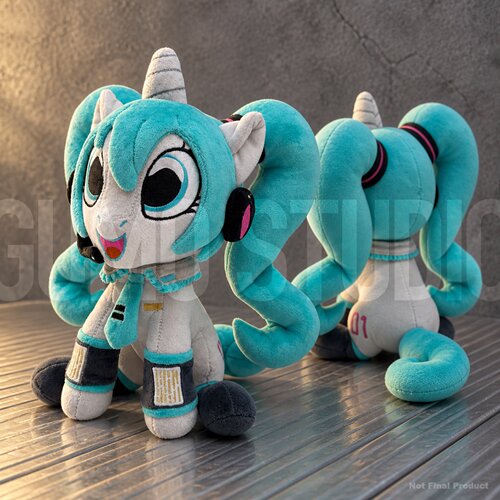 限量包邮Gumo Miku 23cm 小马宝莉 毛绒玩偶 初音未来 Piapro