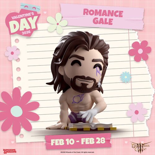 限定款！顺丰GUMO盖尔Gale 限时浪漫情人 博德之门游戏手办公仔RR