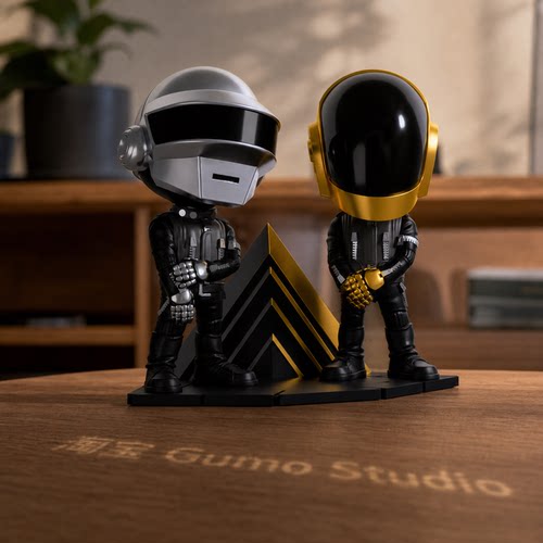 现货 Daft Punk 蠢朋克乐队 Youtooz 潮玩手办 模型摆件 堡垒之夜