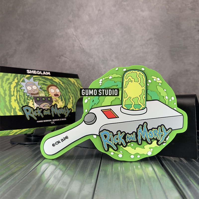 gumo代购rick and morty瑞克和莫蒂正版动漫周边 彩妆传送枪镜子