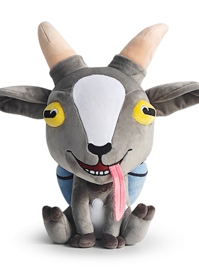 GUMO山羊模拟器游戏玩偶毛绒皮尔格喷气背包 Goat Simulator 23cm