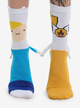 GUMO探险时光 官谷服饰 磁吸牵手袜 Adventure Time Fionna Cake