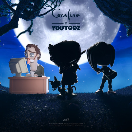 GUMO现货 Father 爸爸 Coraline 查理 鬼妈妈怪诞随意门正版公仔