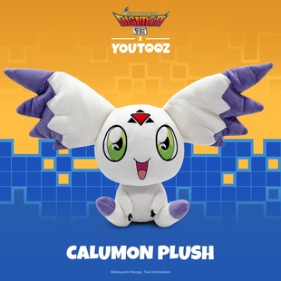 GUMO古乐兽数码宝贝周边毛绒玩偶 RR Digimon Calumon 23cm