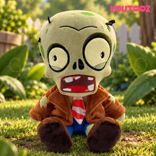 现货Zombie 植物大战僵尸 Plants vs. Zombies 毛绒玩具 Youtooz