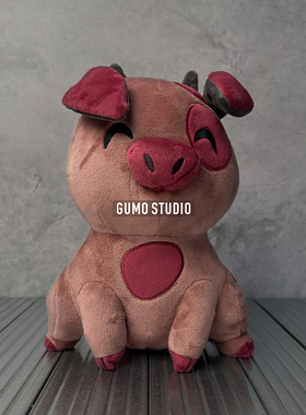 现货顺丰Gumo Fat Nuggets地狱客栈正版毛绒官谷公仔恶魔猪肥块肉