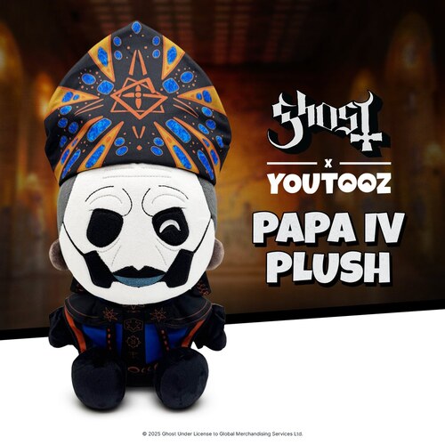 顺丰Gumo Ghost Papa IV 23cm四代教皇 幽灵乐队教皇毛绒玩偶
