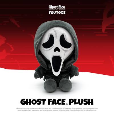 GUMO预售Ghost Face鬼面杀手Scream惊声尖叫正版毛绒玩偶黑色23cm
