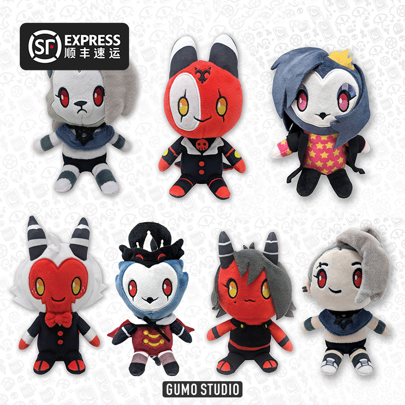 GUMO极恶老大正版毛绒玩偶公仔限量官谷Helluva Boss多款迷你系列