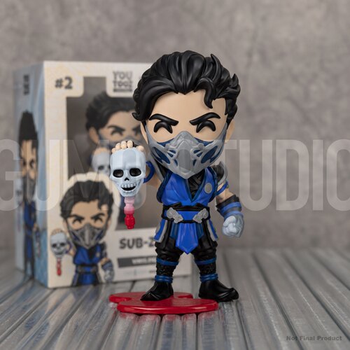 官周限量Gumo 绝对零度 真人快打 手办 Mortal Kombat Sub Zero