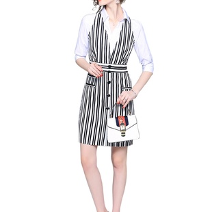 新款 修身 春夏季 女装 韩版 时尚 化私人订制 百搭套装 奈昕个性 130537
