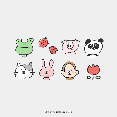 smokebomb儿童创意纹身安全无毒