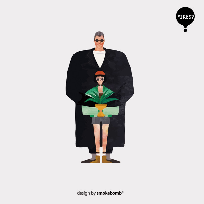 smokebomblab kids 电影系列 杀手里昂 防水纹身贴纸