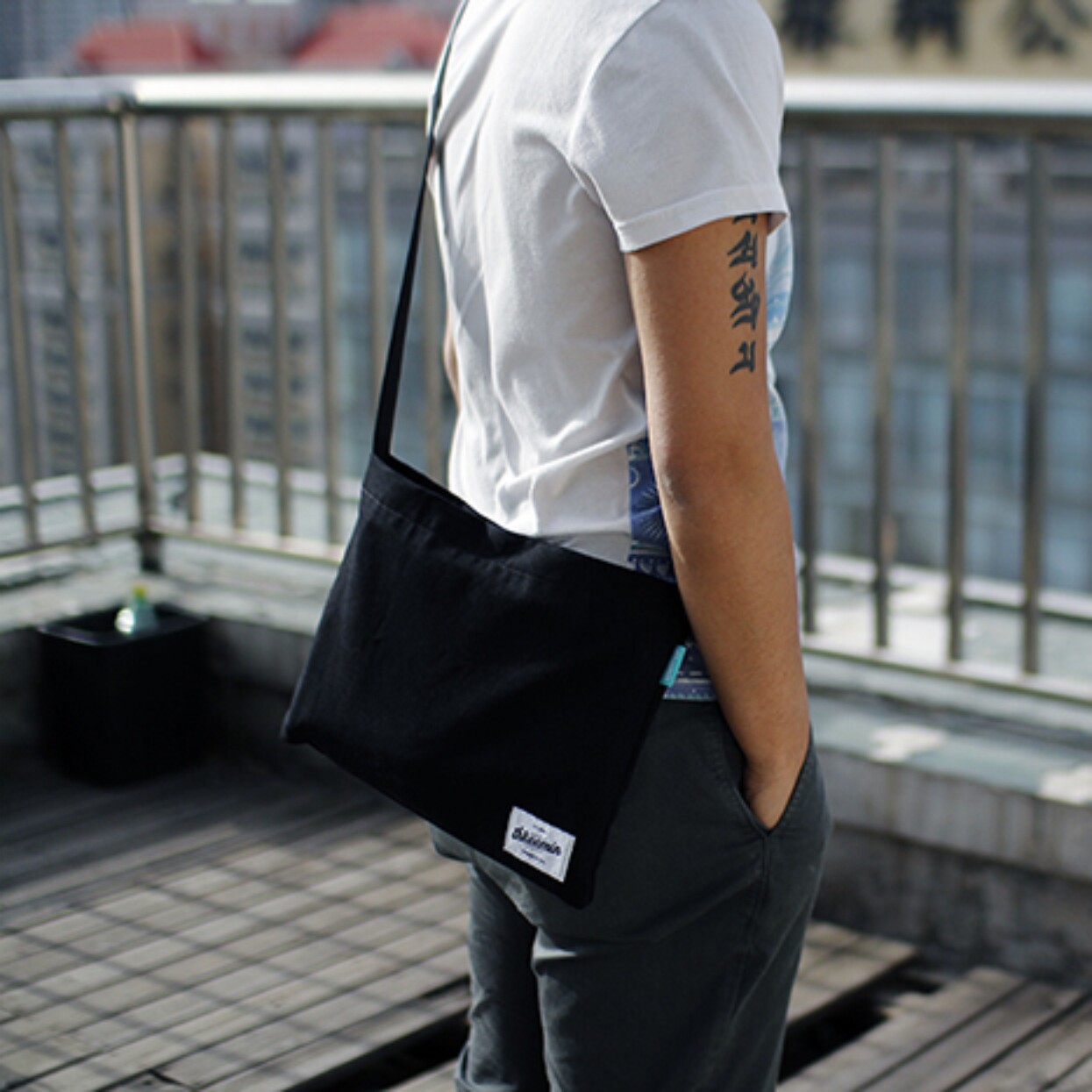 Sacoche pour vélo mixte THREEMIN - Ref 2217403 Image 1