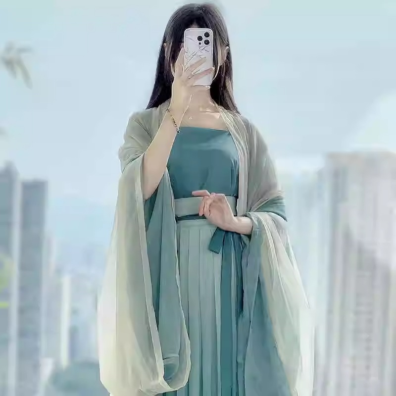原创汉服女2025新款宋制大袖长衫