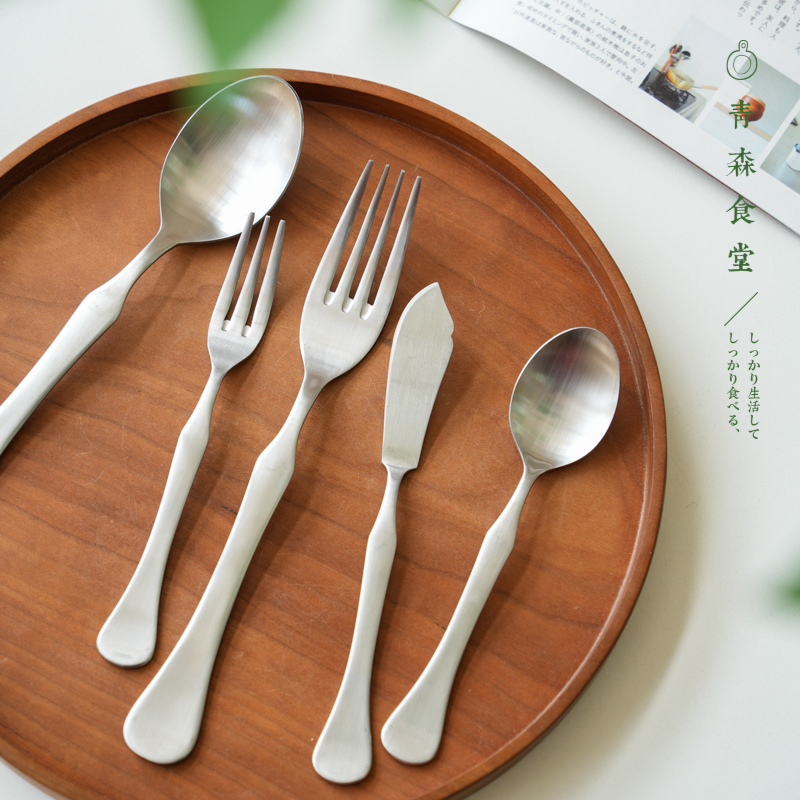 〈青森食堂〉日本制燕三条高桑金属Sway不锈钢甜品勺叉黄油刀餐具