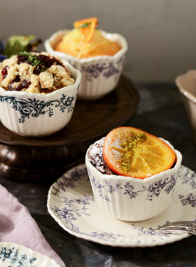 〈青森食堂〉日本制studio m'古典奥黛丽花园陶瓷烤碗钵小碟餐盘