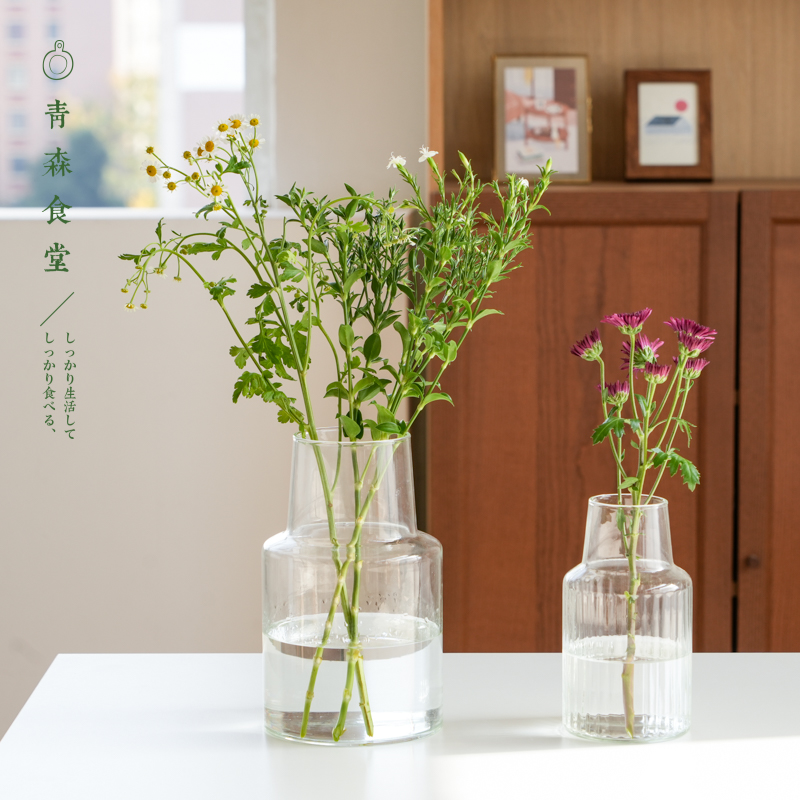 hornplease复古再生玻璃花瓶