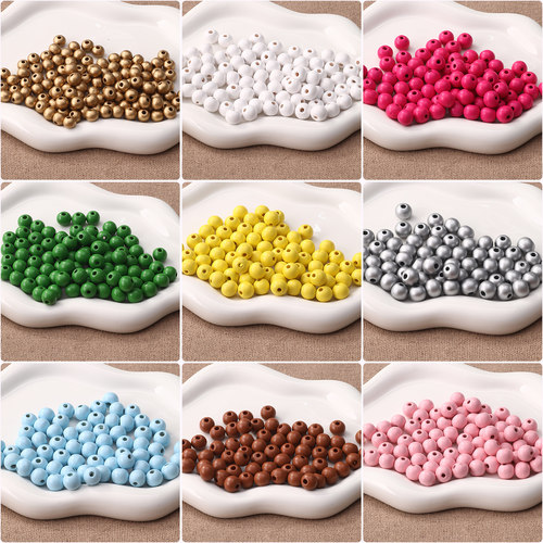 禾木扁圆珠散珠串珠手工diy材料