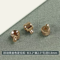 10 [Прыжок ярко -золотой пряжки по позиционированию] 3,2 длина 2,5 пор 0,8 мм