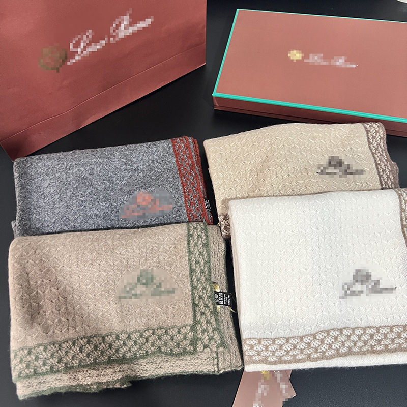 LP2025秋冬新款时尚羊绒针织围巾