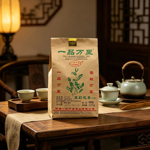 一品万里散装特级纸包茉莉花茶