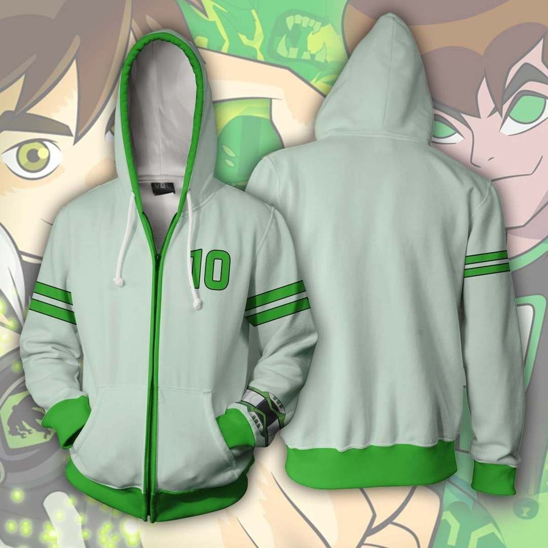 童装秋冬款Ben10外星英雄田小班3D印花连帽衫cosplay成人休闲卫衣