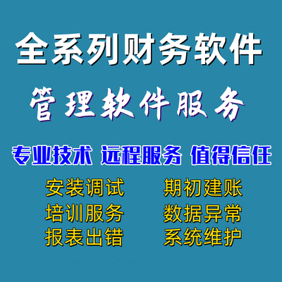 金算盘安装维护服务年结报表公式