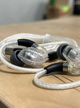 原装拆机库存舒尔se215入耳式耳机hifi监听动圈高解析隔音人声535
