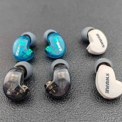 原装拆机库存尾货舒尔SE215入耳式耳机蓝hifi音质监听高解析mmcx