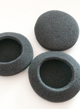 耳机海绵3.8cm耳棉耳机套后挂挂耳式耳挂海棉套耳棉耳罩耳绵40mm