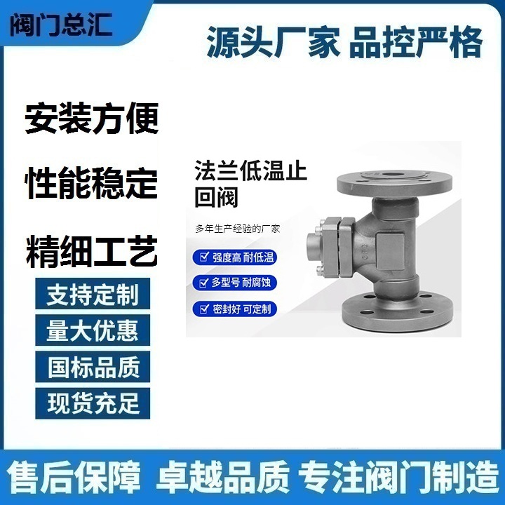 DN41F-40P低温法兰止回阀