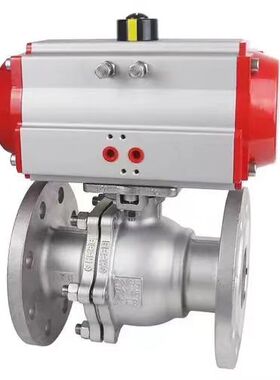 切断阀-Q641F16C球阀气动法兰铸钢