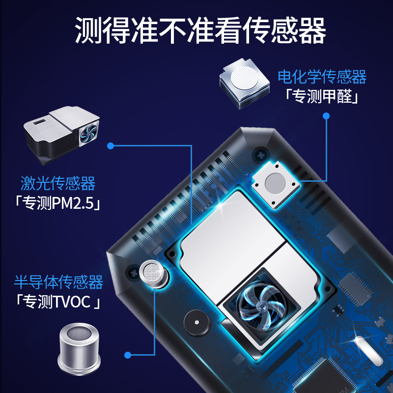 思乐智甲醛检测仪家用高精度专业室内空气质量测试仪器汽车测甲醛