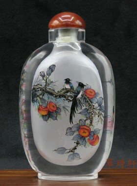 翠琦轩花鸟事事如意内画鼻烟壶
