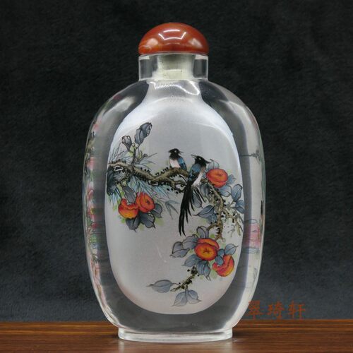 翠琦轩花鸟事事如意内画鼻烟壶
