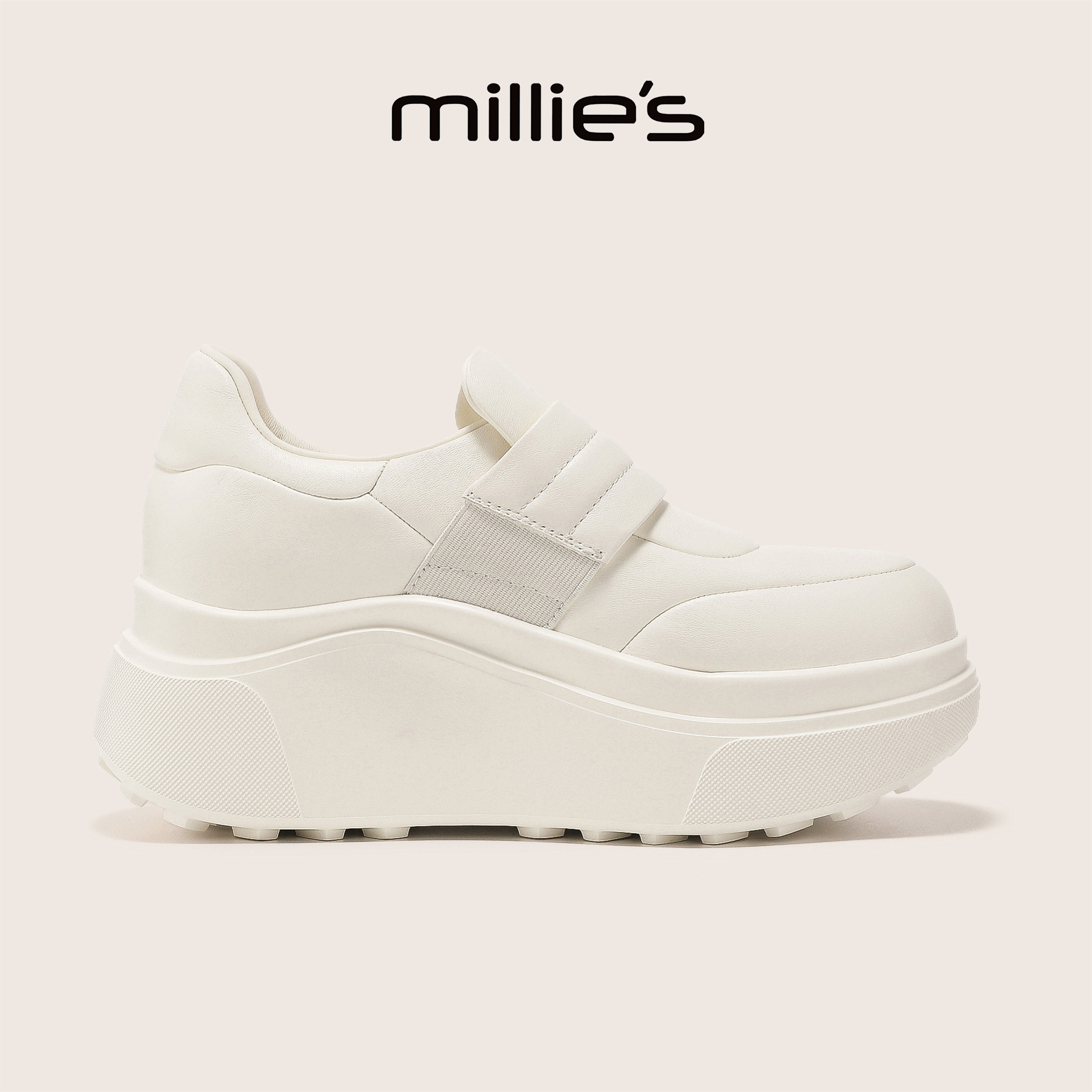 MILLIE'S/妙丽官方旗舰店舒适休闲巨好看女鞋秋季厚底舒适不累脚C
