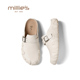 外穿懒人一脚蹬包头半拖鞋 妙丽简约风勃肯鞋 新款 女春季 MILLIE